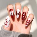 BTS OT7 Concert Press On Nails, Kpop Fandom Inspired Handmade Reusable Custom Nail Set