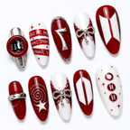 BTS OT7 Concert Press On Nails, Kpop Fandom Inspired Handmade Reusable Custom Nail Set